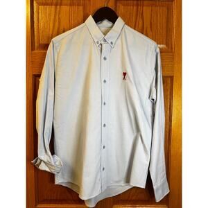 Ami Light Blue Button Down